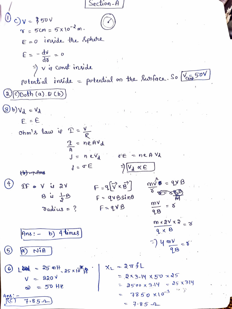 Phy Marking Scheme | PDF