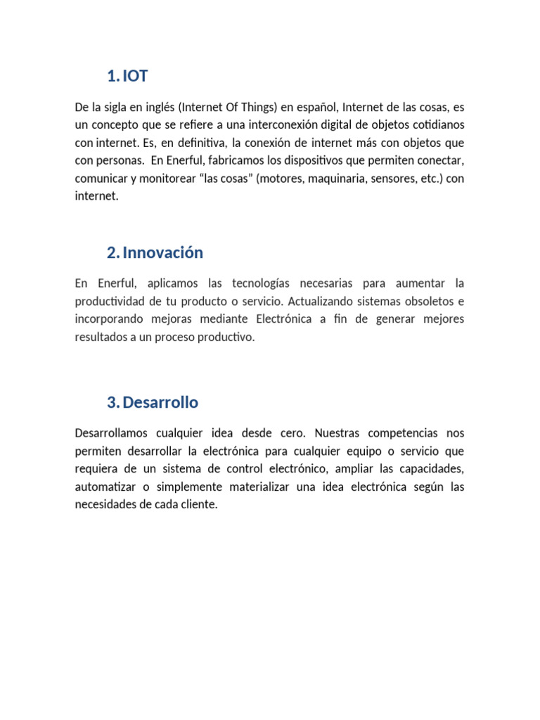 Soluciones IoT y Electrónica Industrial | PDF | Internet de las Cosas ...