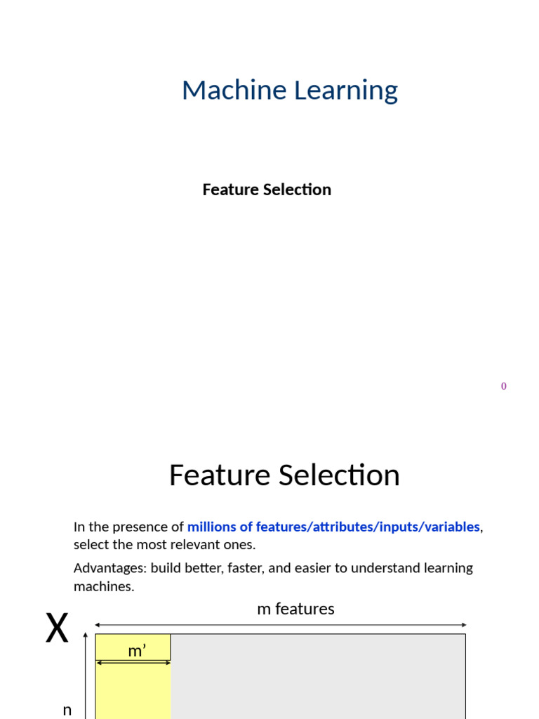 Feature Selection | PDF | Analysis Of Variance | Statistical Theory