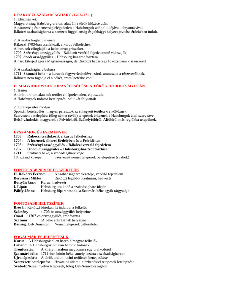 Rákóczi | PDF