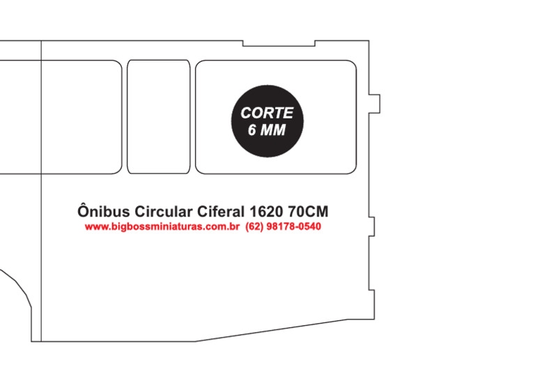 0006 - Lateral Esquerda - Parte 3 PDF Onibus Circular Ciferal 1618 | PDF