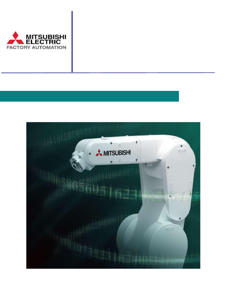 MELFA Robotic Arms Programming Guide | PDF | Parameter (Computer ...