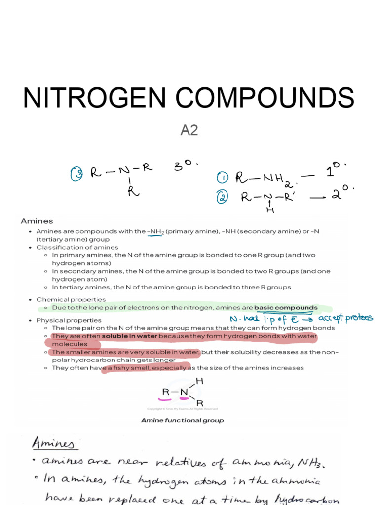 Nitrogen Compounds | PDF