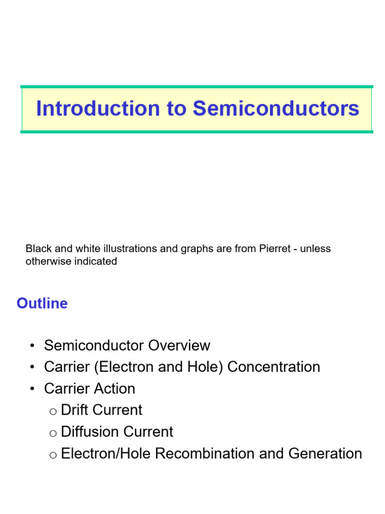 Introduction to Semiconductors Basics | PDF | Doping (Semiconductor ...