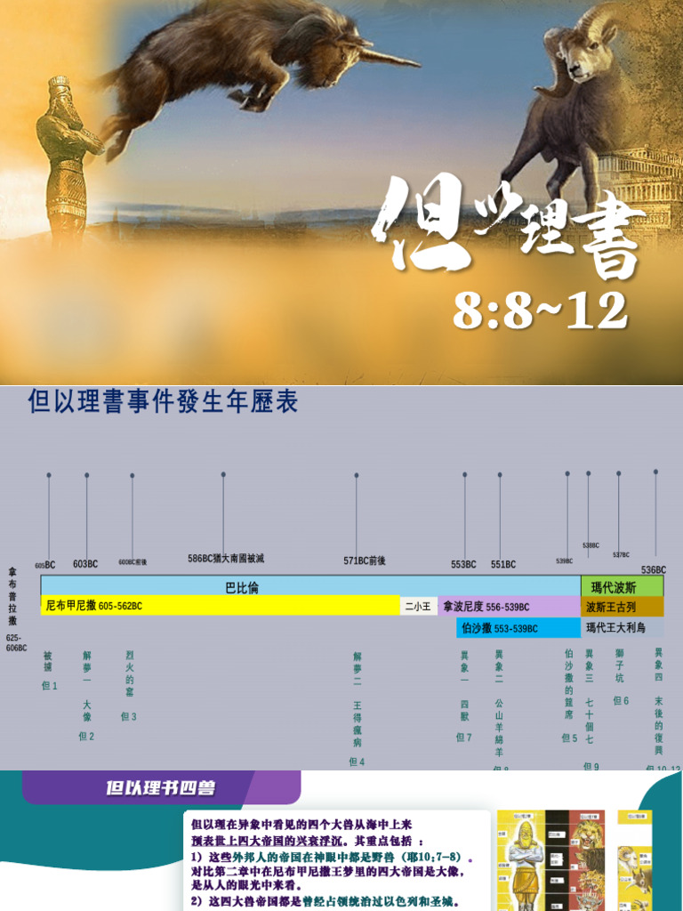但以理第八章8-12 | PDF