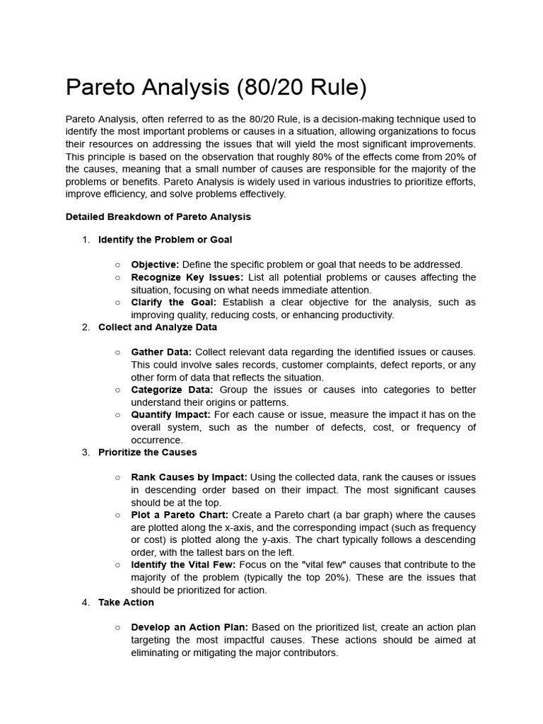 Module+3 Article Pareto+Analysis+ (80 20+rule) | PDF | Business