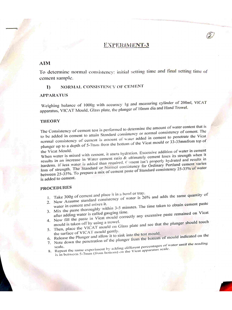Civil Lab Manual | PDF