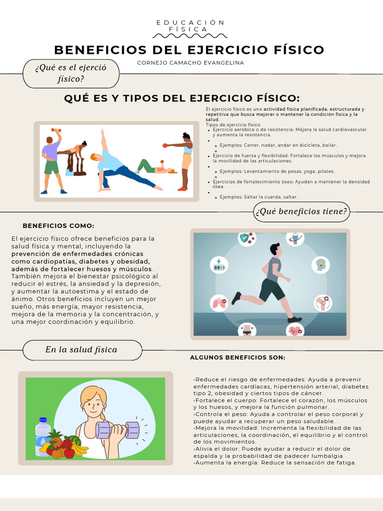 Beneficios del Ejercicio Físico para la Salud | PDF | Enfermedades ...