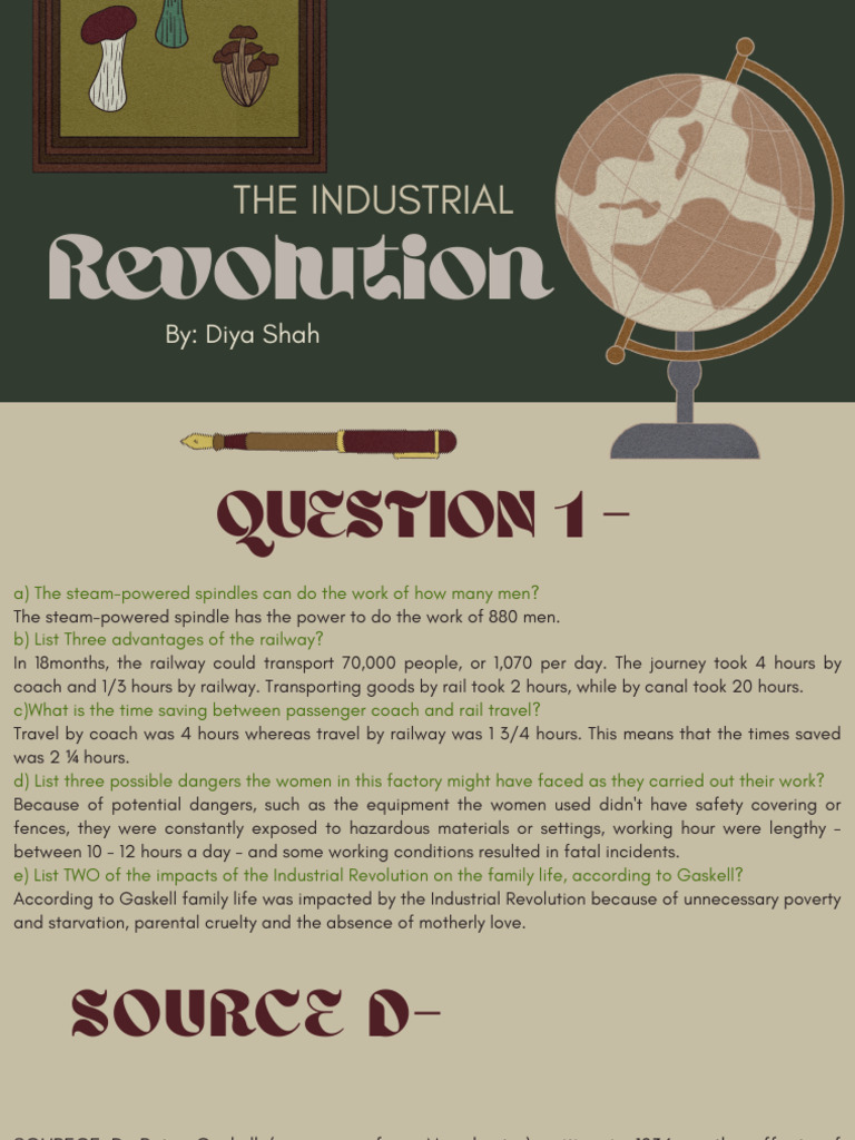 Industrial Revolution Impact Analysis | PDF | Labour Economics ...