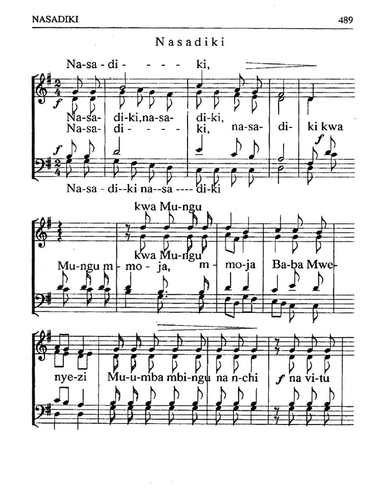 Nasadiki Tz | PDF
