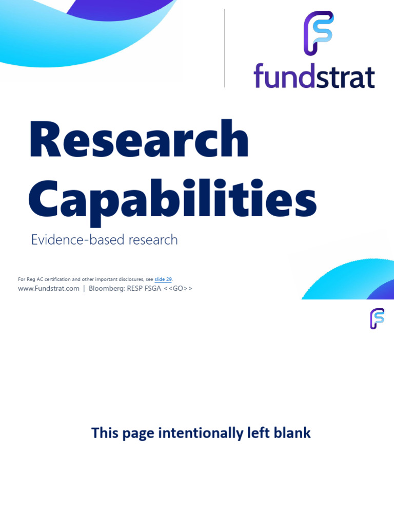 20240730_Research_Capabilities_Fundstra | PDF | Cryptocurrency |  Securitization