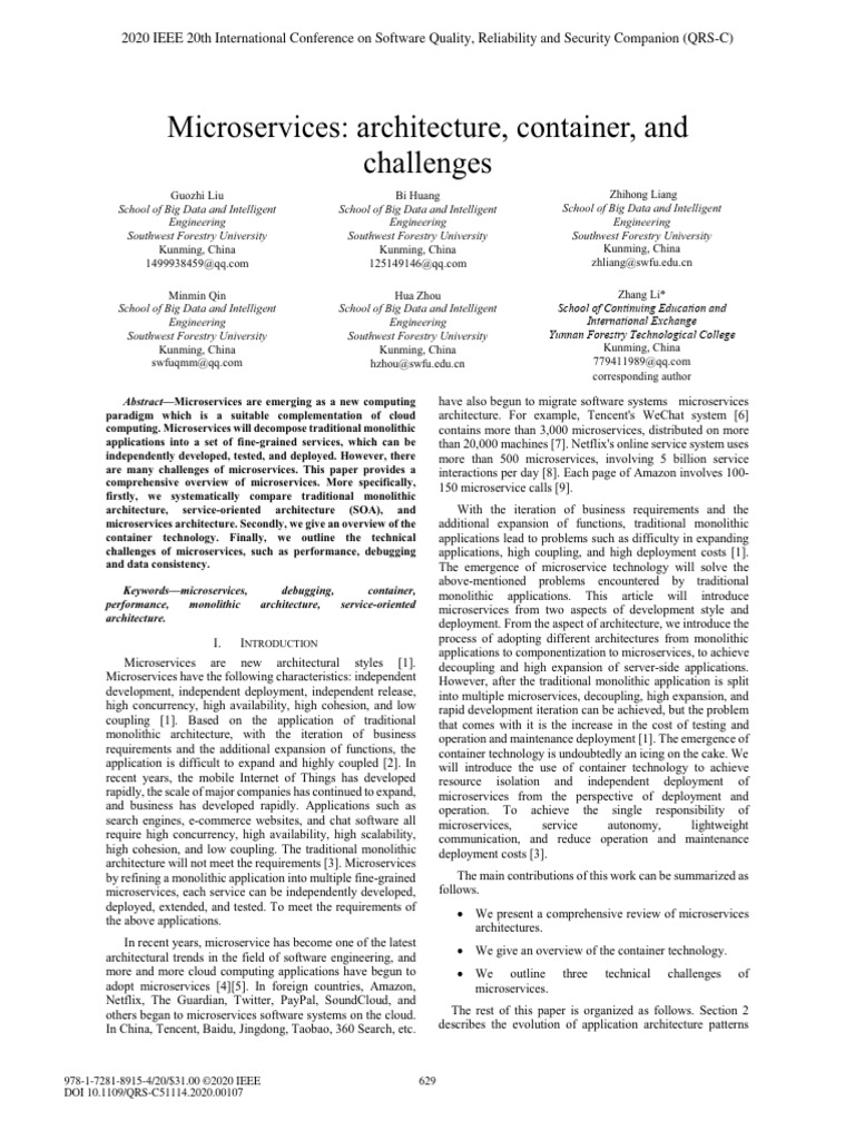 Microservices Architecture and Challenges | PDF | Virtual Machine ...
