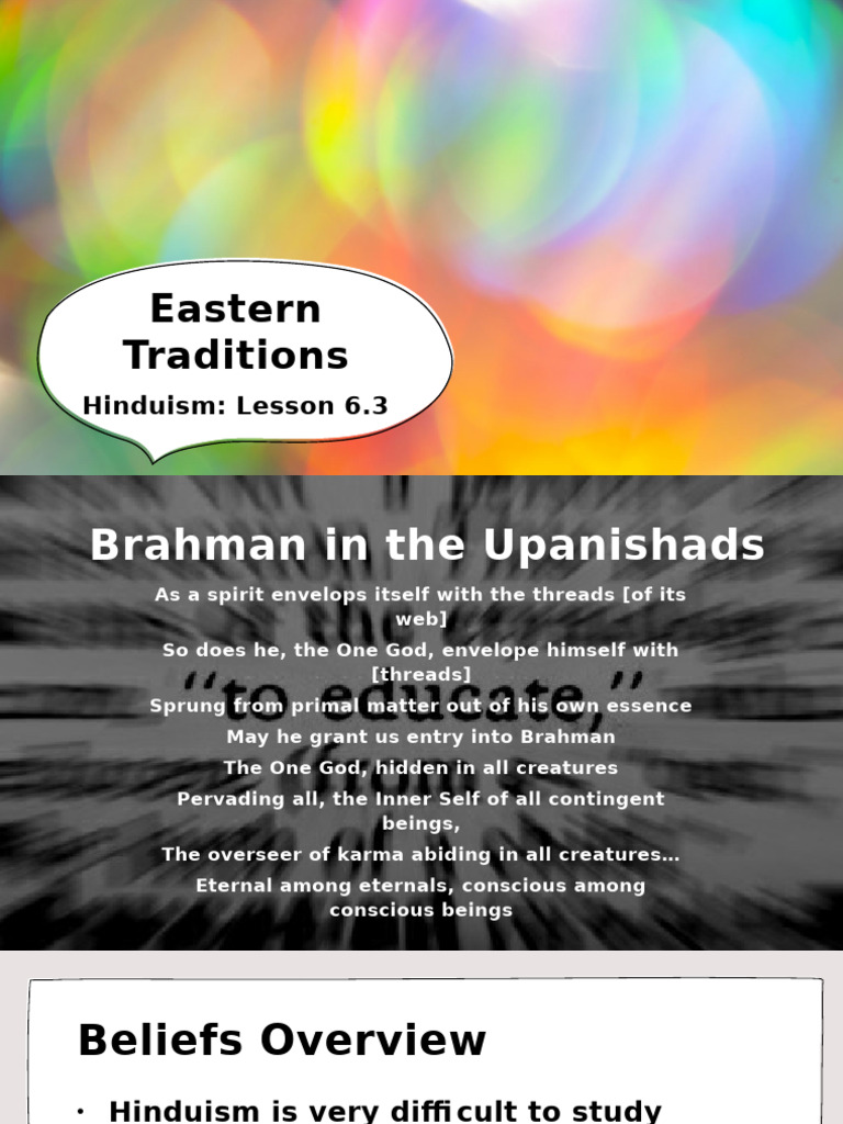 Understanding Hinduism: Core Beliefs and Deities | PDF | Hindu Deities ...