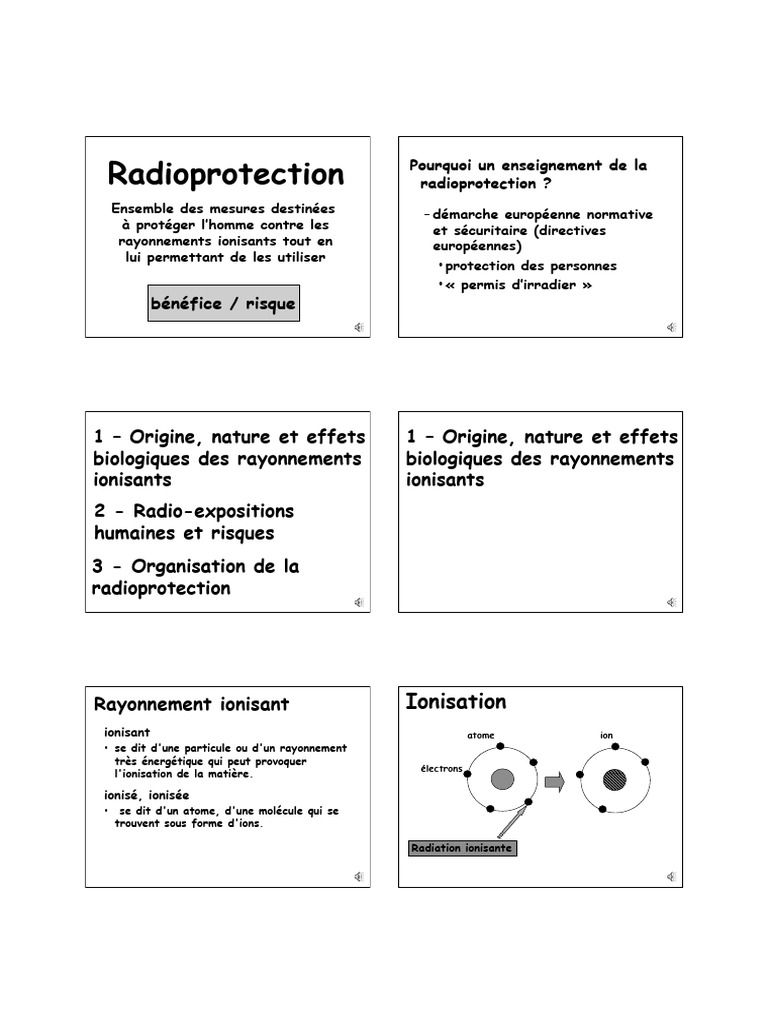 Comprendre la radioprotection et ses enjeux | PDF | Noyau atomique ...