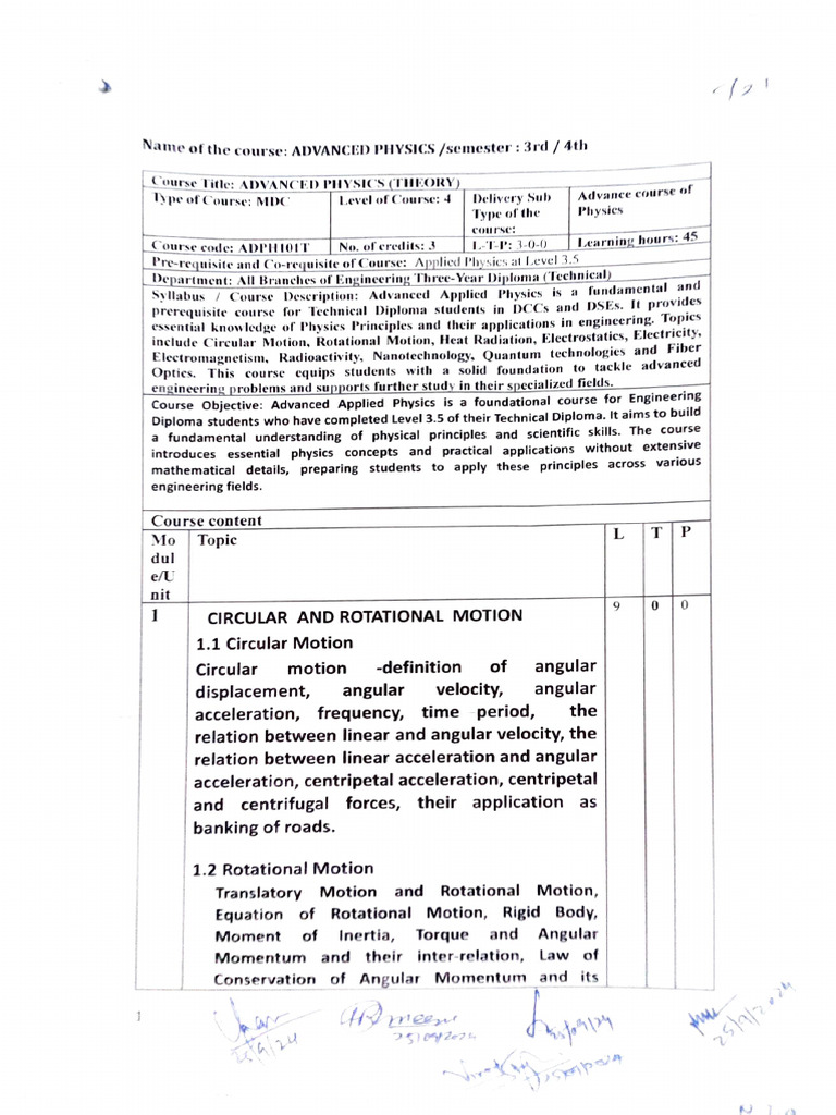 Advanced Physics (Th&Pr.) | PDF | Educational Assessment | Physics