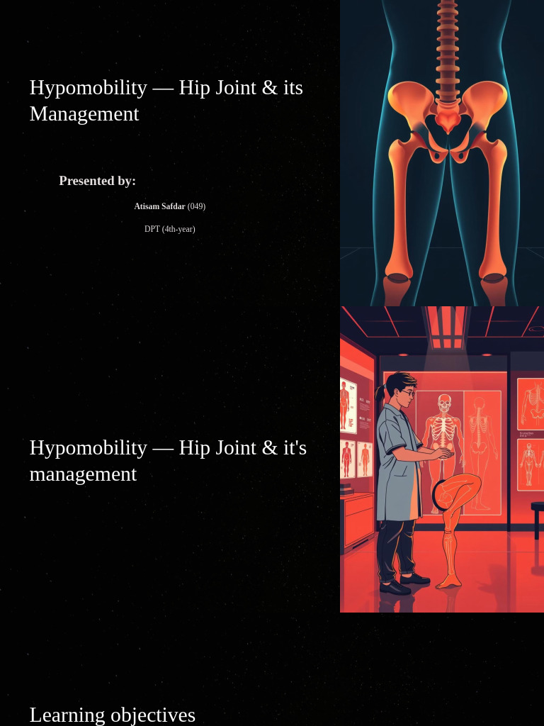 Hypomobility-Hip-Joint-and-its-management | PDF | Musculoskeletal System
