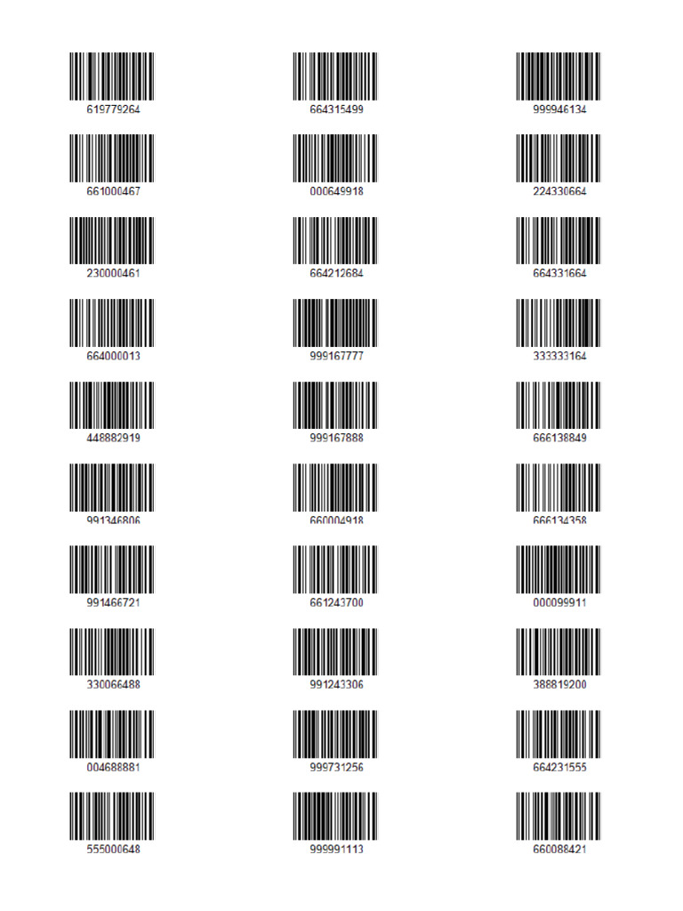 Barcodes | PDF
