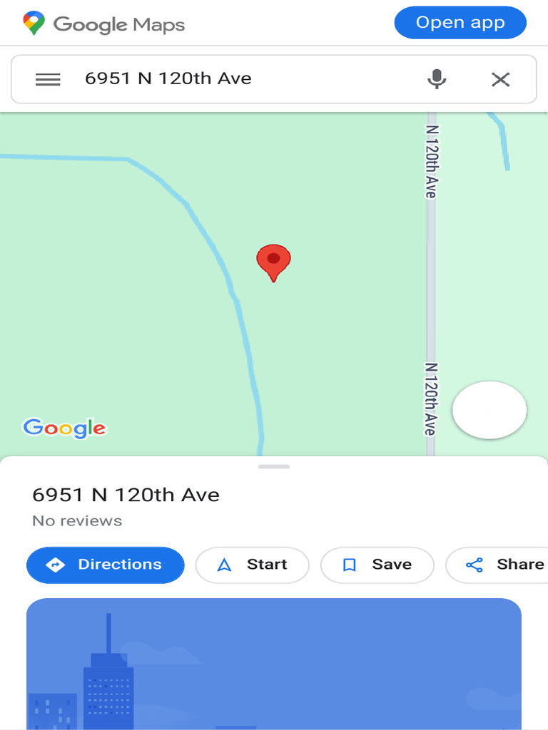 6951 N 120th Ave - Google Maps | PDF