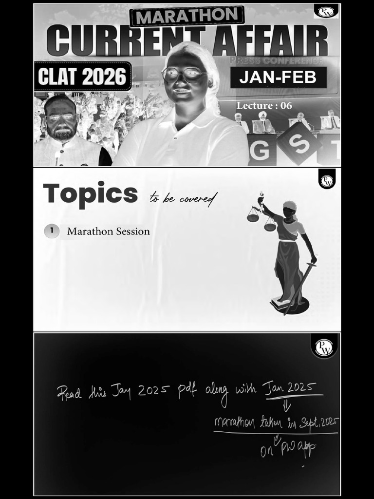 Marathon Session 06 Class Notes (2 Files Merged) | PDF