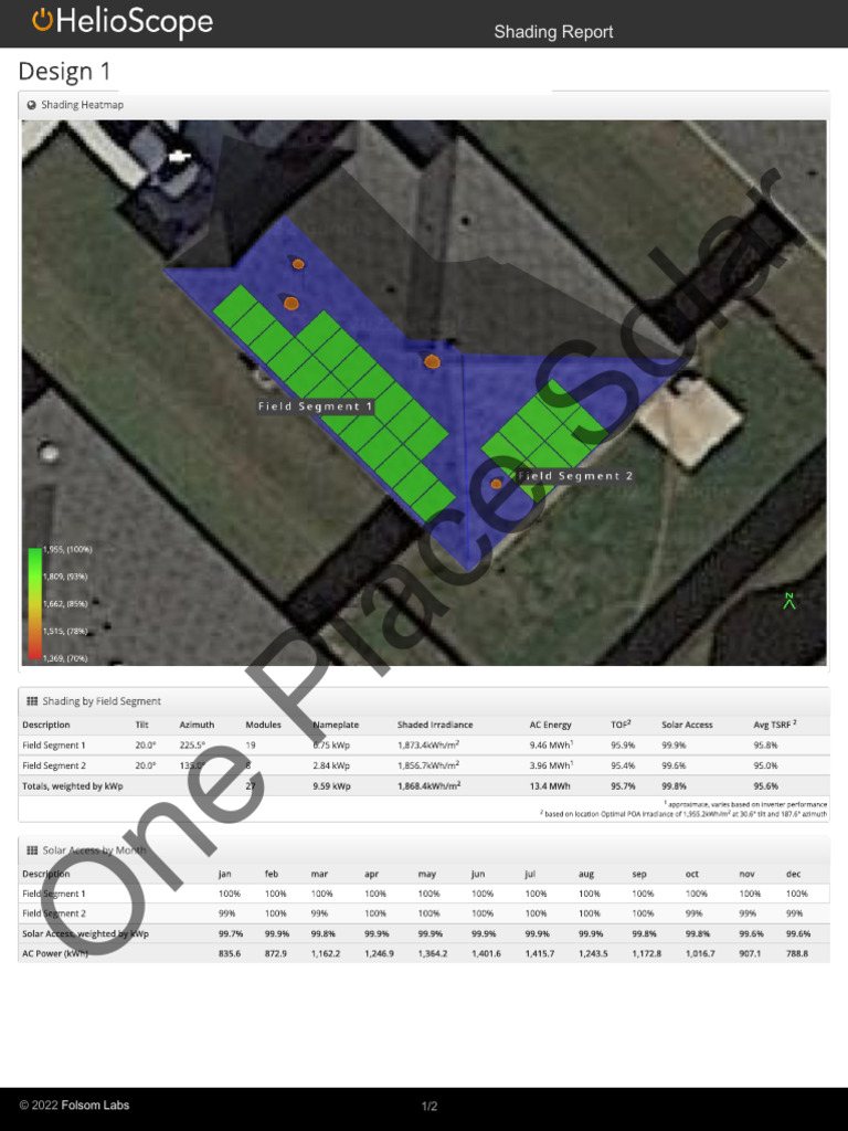 O3 Energy Residential Shading Report | PDF