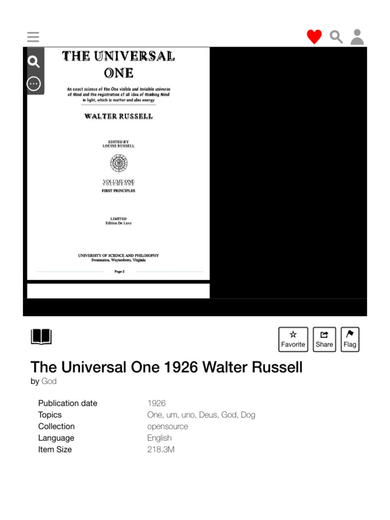 The Universal One by Walter Russell | PDF | Computing | Software