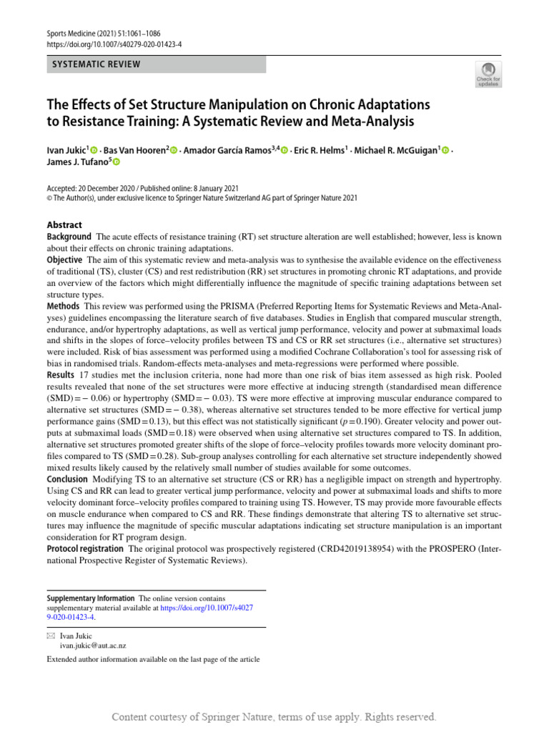 The Effects of Set Structure Manipulation on Chron | PDF