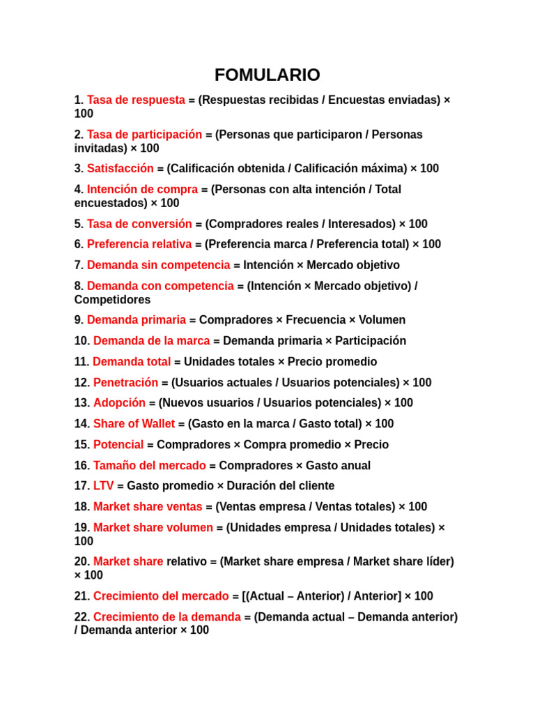 FOMULARIO | PDF