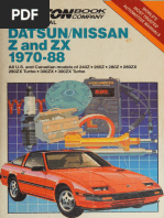 Datsun/Nissan Z & ZX Repair Manual 1970-88 | PDF | Mechanical