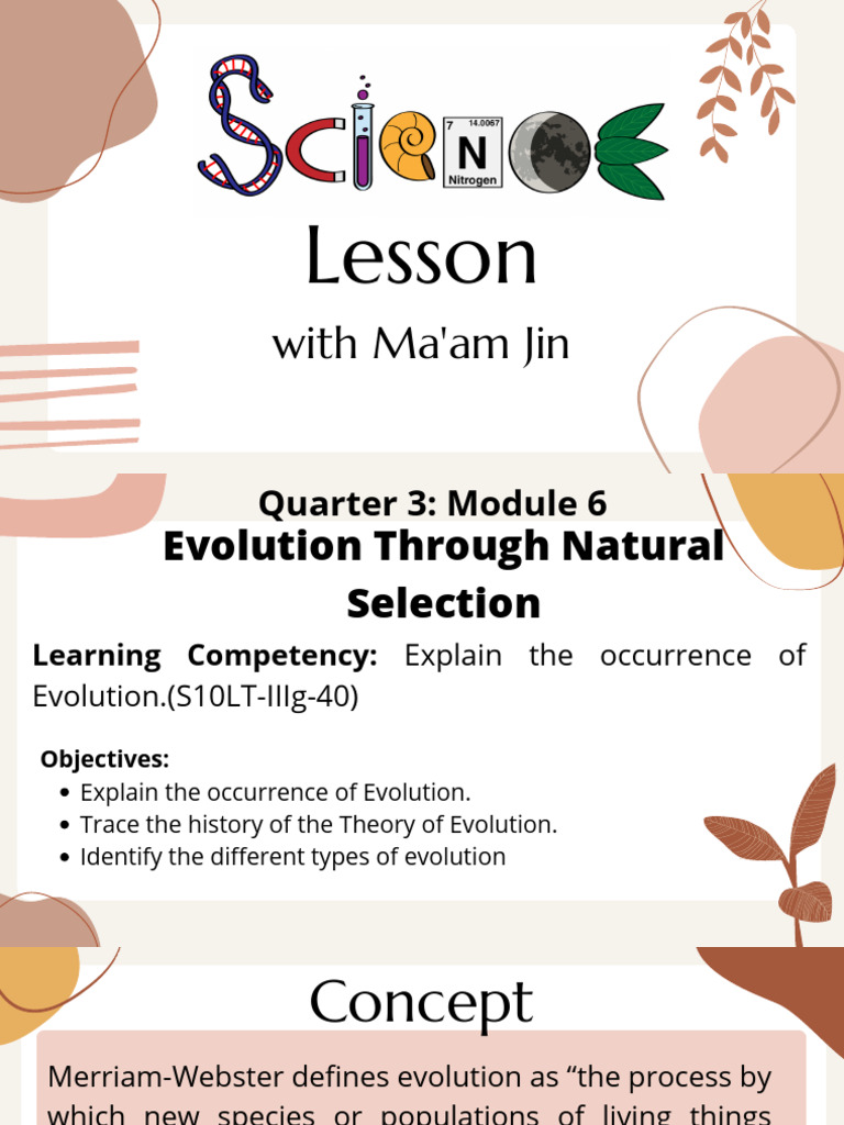 Understanding Evolution and Natural Selection | PDF | Evolution ...