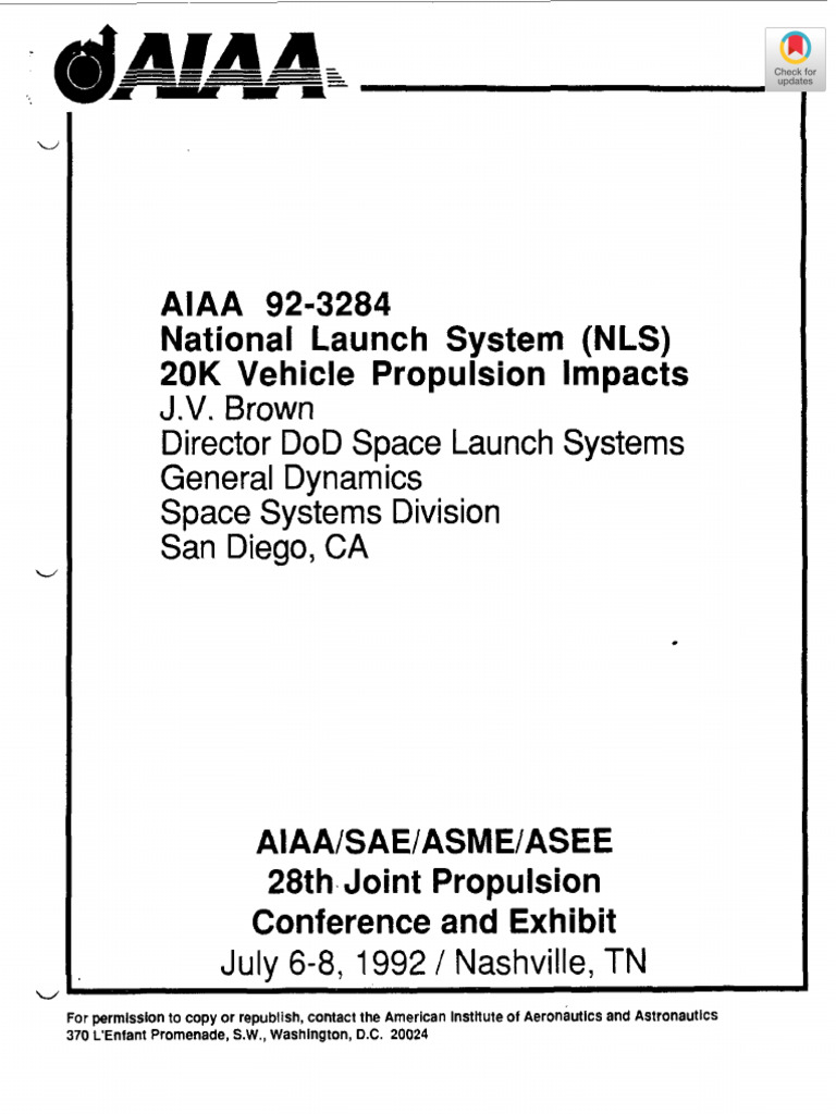 NLS 20K Vehicle Propulsion Overview | PDF | Launch Vehicle | Multistage ...