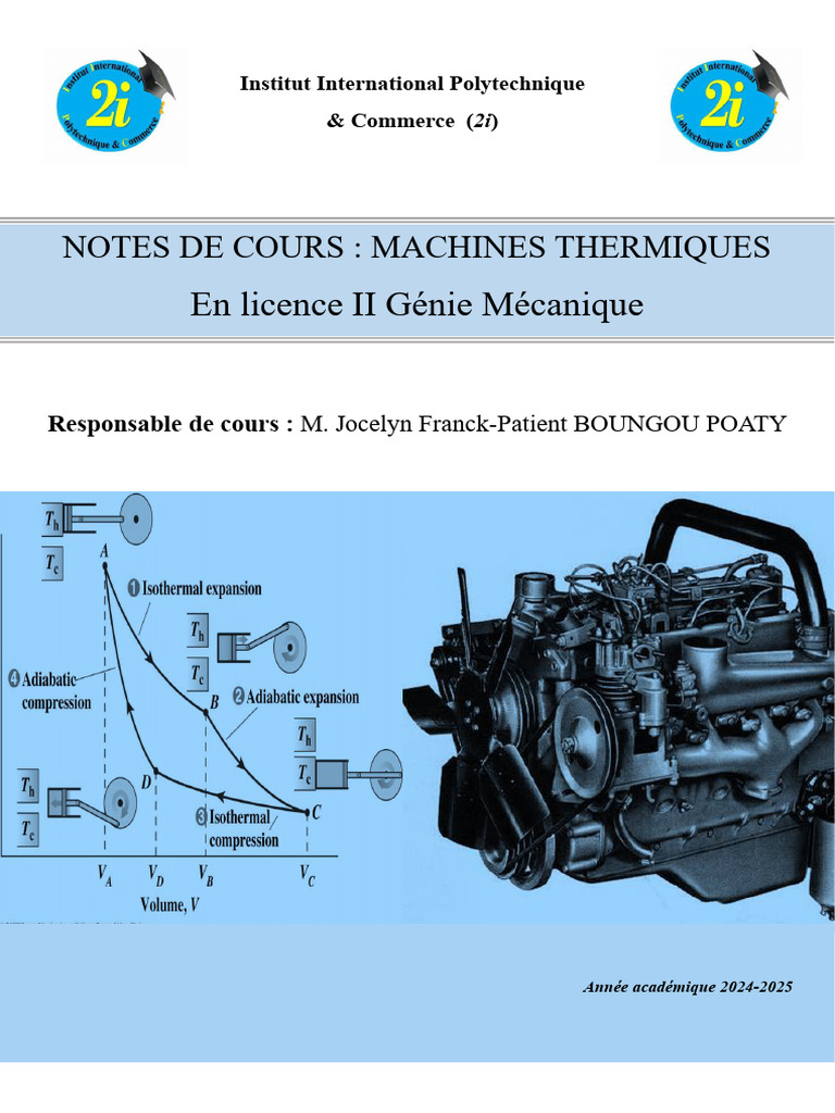 Notions de base en thermodynamique | PDF | Entropie | Chaleur