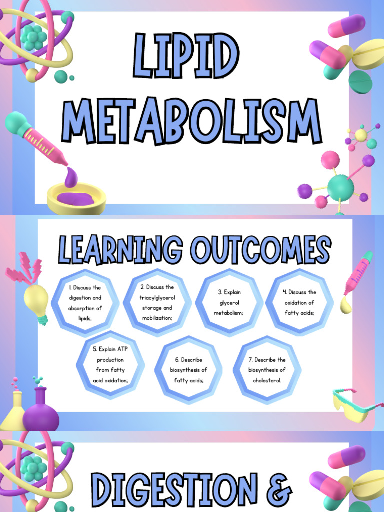Understanding Lipid Metabolism Processes | PDF | Lipoprotein | Biosynthesis
