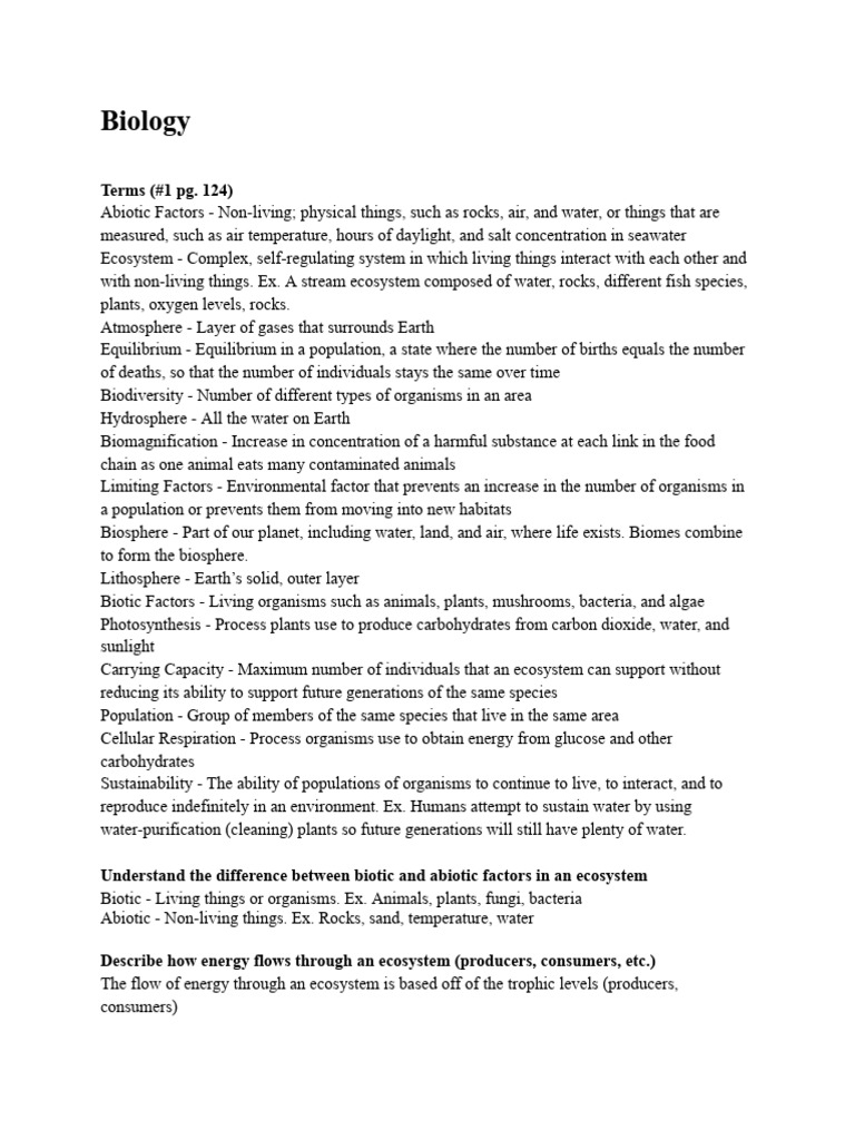 Grade 9 Science Review Part 2 | PDF | Ecosystem | Plants