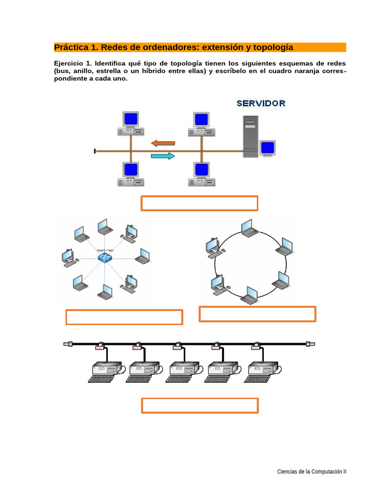Topologías y Tipos de Redes Informáticas | PDF | Red de computadoras ...