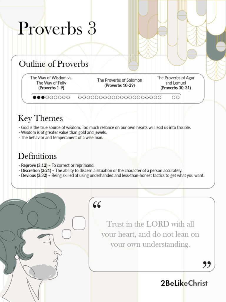 Wisdom from Proverbs 3 Explained | PDF | Book Of Proverbs | Wisdom