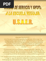 Diapositvas de Organizacion de Los Servicios de Educacion Especial