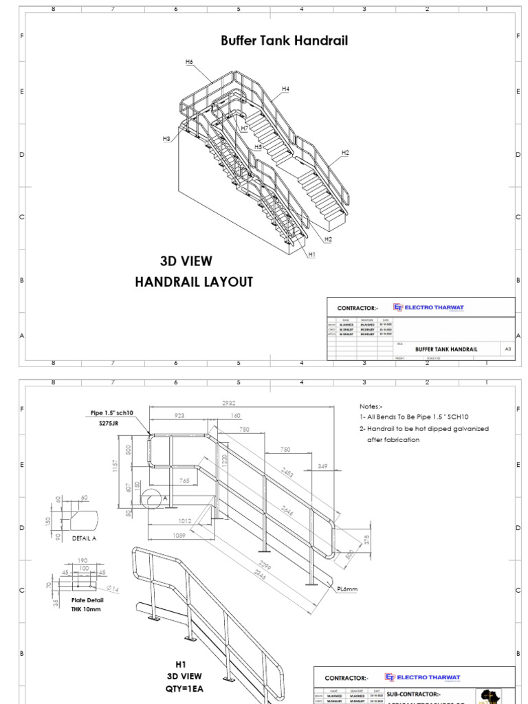 Handrail Design and Specifications | PDF | Corrosion | Zinc