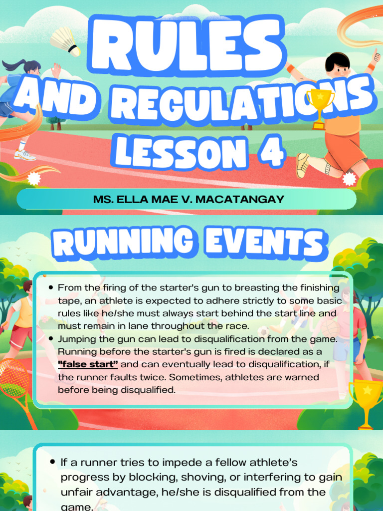 PE3 - L4 - (DMAD-DTTS-DHST) | PDF | Track And Field | Individual Sports