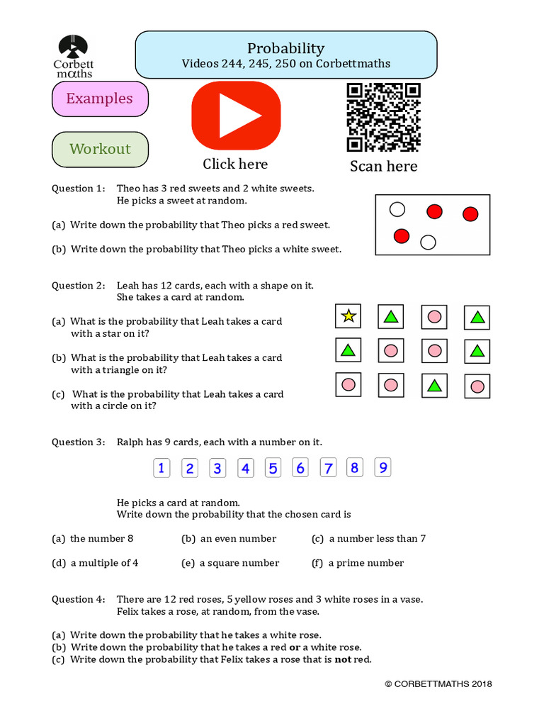 Probability Questions and Solutions | PDF