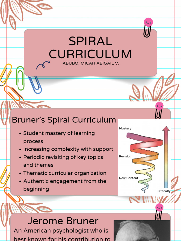 Spiral Curriculum | PDF | Curriculum | Learning
