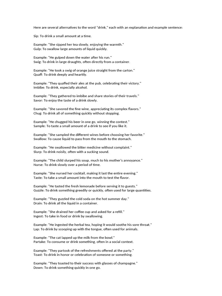 Drink | PDF | Drink | Fermented Drinks