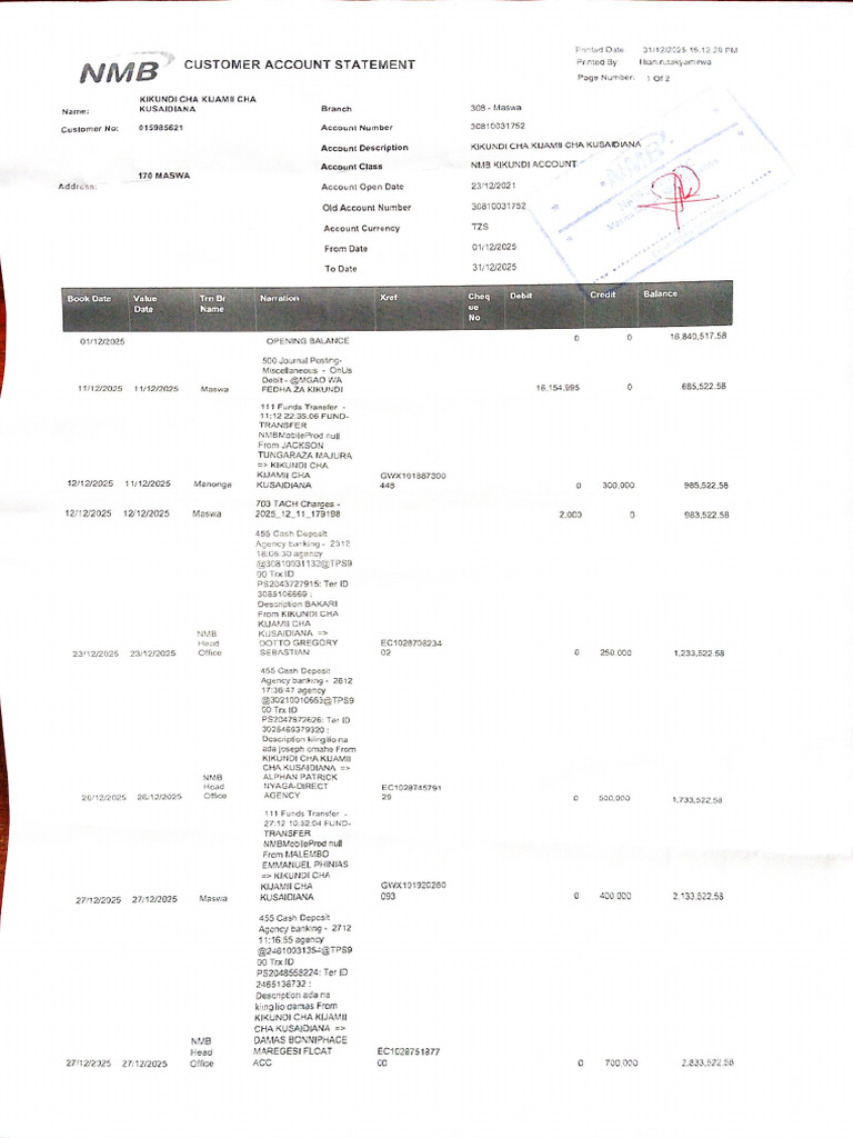 Bank Statement | PDF
