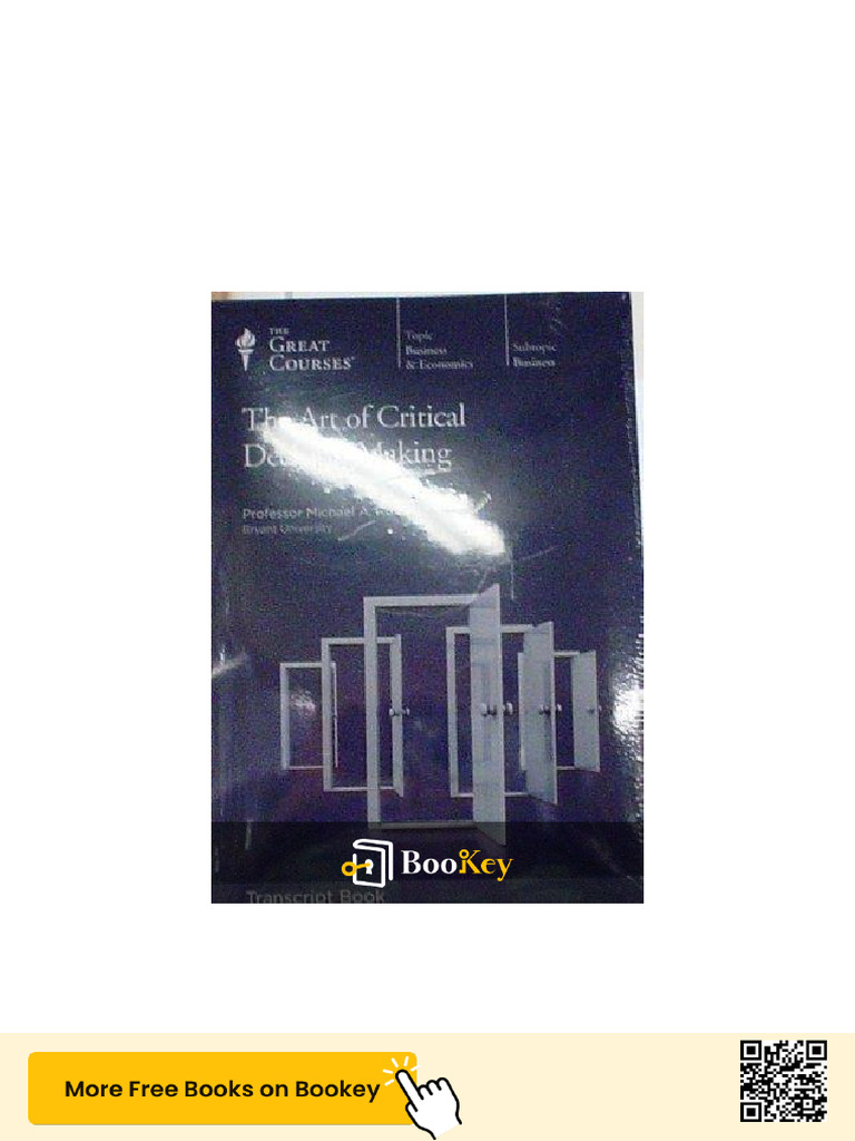Mastering Critical Decision Making | PDF | Decision Making | Scenario ...