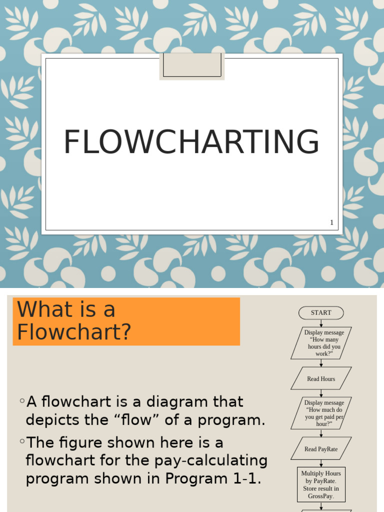 1 - Flowcharting | PDF | Computer Programming | Computing