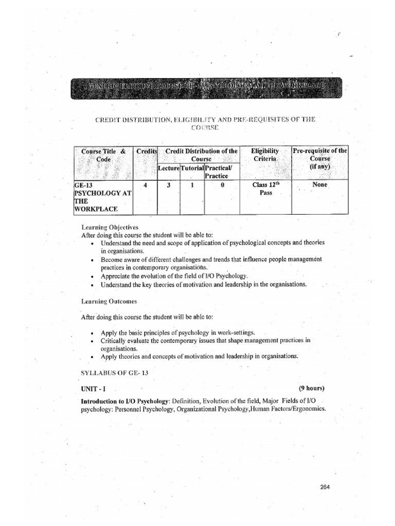 Ge Human Psyho | PDF