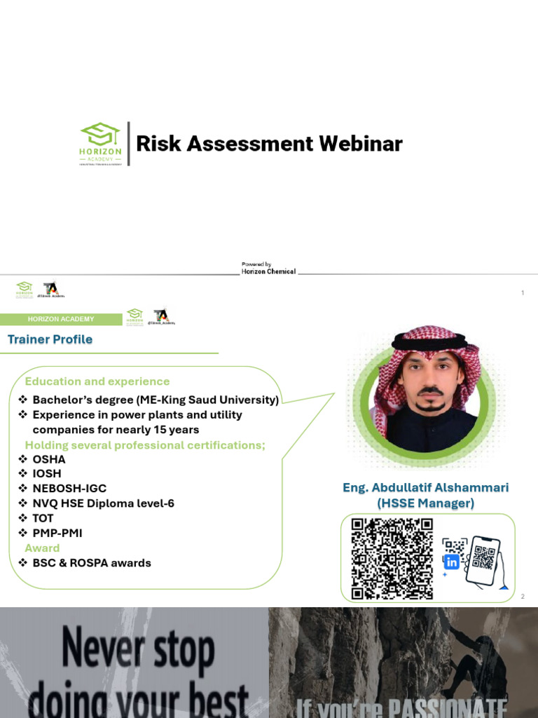 Risk Assessment Essentials Guide | PDF | Risk | Risk Assessment