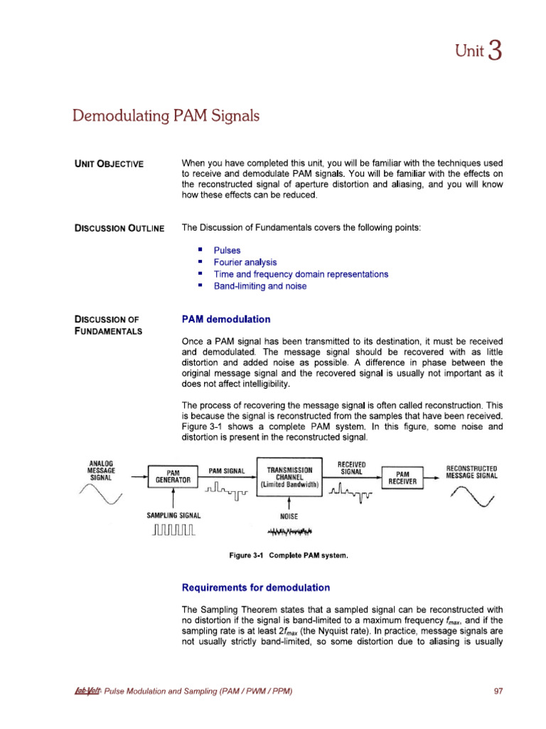 PAM Demdulation | PDF