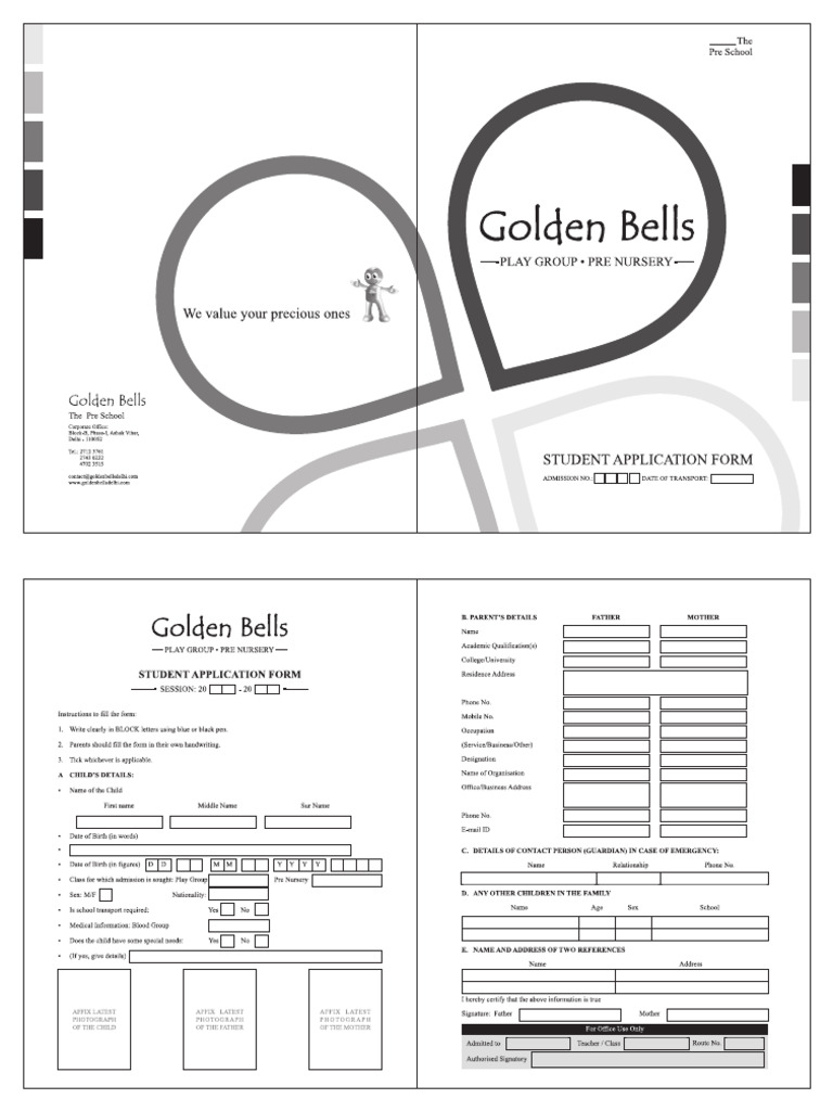 GB Admission Form | PDF