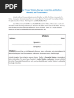 Aristotle's Virtues and Vices Table | PDF | Virtue | Ethical Schools ...