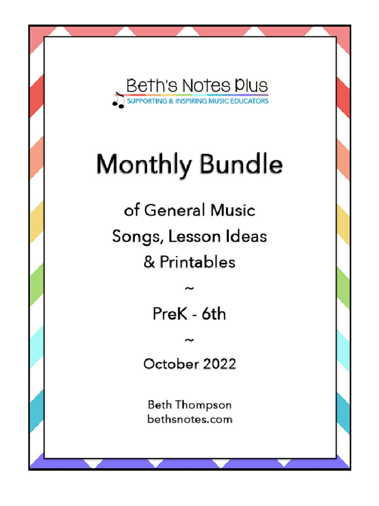 BethsNotes Bundle 22 10 | PDF | Musical Compositions | Musicology